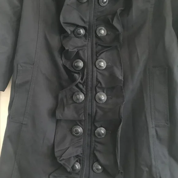 AnthropologieIdra Ruffled Trench Coat